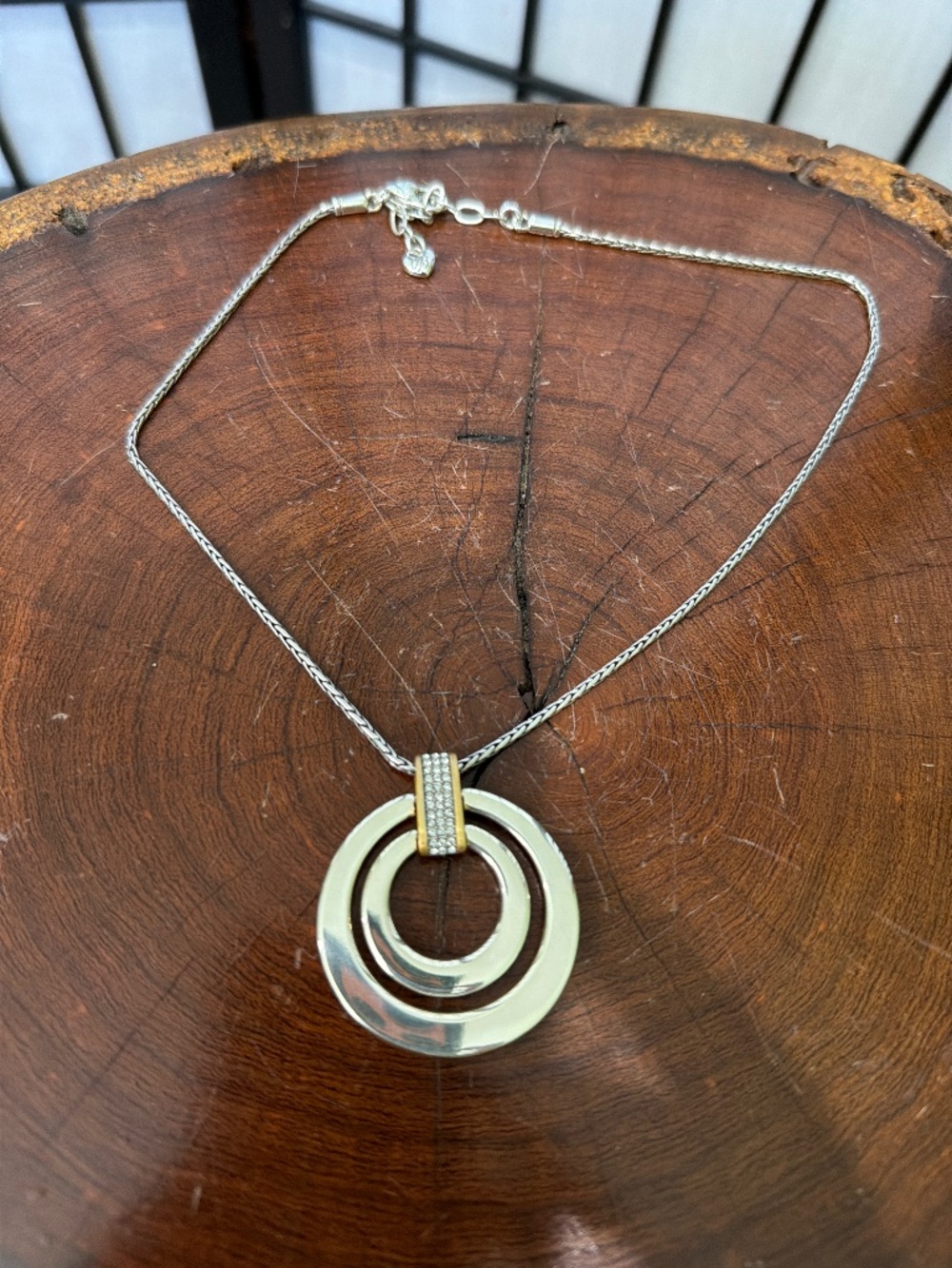 Brighton Rapture Rings Necklace EUC Gift 🎁 Wrapped
